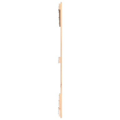 Wall Headboard 146.5x3x110 cm Solid Wood Pine