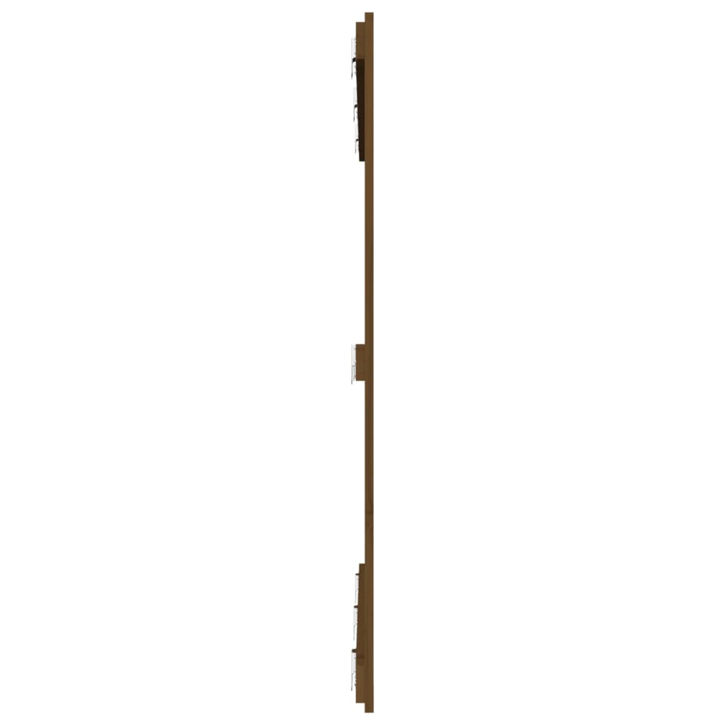 Wall Headboard Honey Brown 146.5x3x110 cm Solid Wood Pine