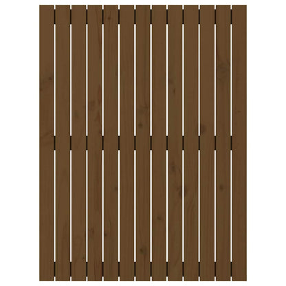 Wall Headboard Honey Brown 82.5x3x110 cm Solid Wood Pine