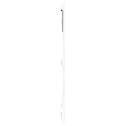 Wall Headboard White 185x3x110 cm Solid Wood Pine