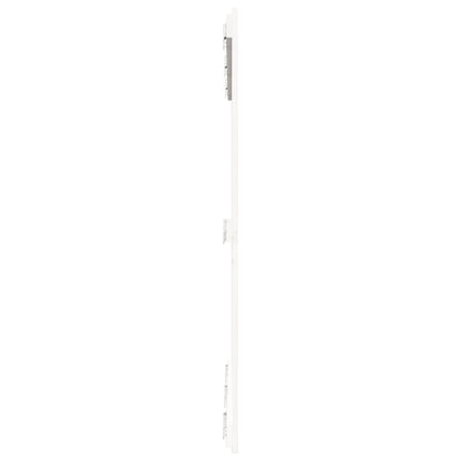 Wall Headboard White 140x3x110 cm Solid Wood Pine
