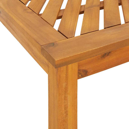 Garden Dining Set 3 pcs Brown Solid Acacia Wood