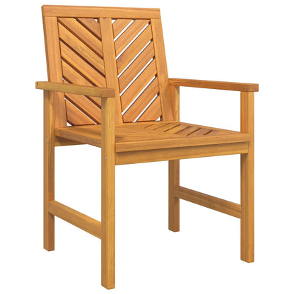 Garden Dining Set 4 pcs Brown Solid Acacia Wood