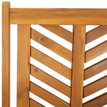 Garden Dining Set 3 pcs Brown Solid Acacia Wood