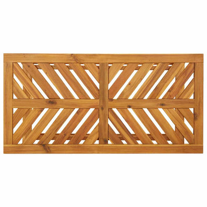 Garden Lounge Set 4 pcs Brown Solid Acacia Wood