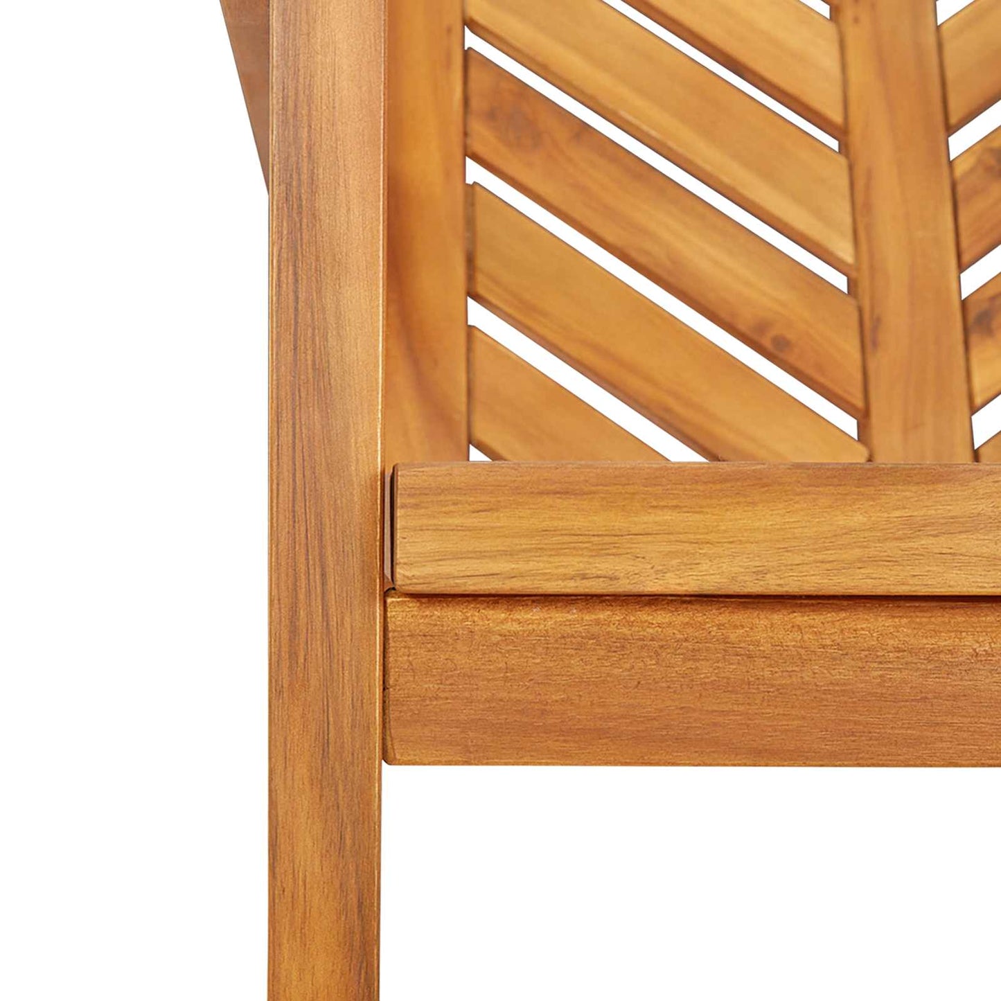Dining Chair 8 pcs Natural Solid Acacia Wood