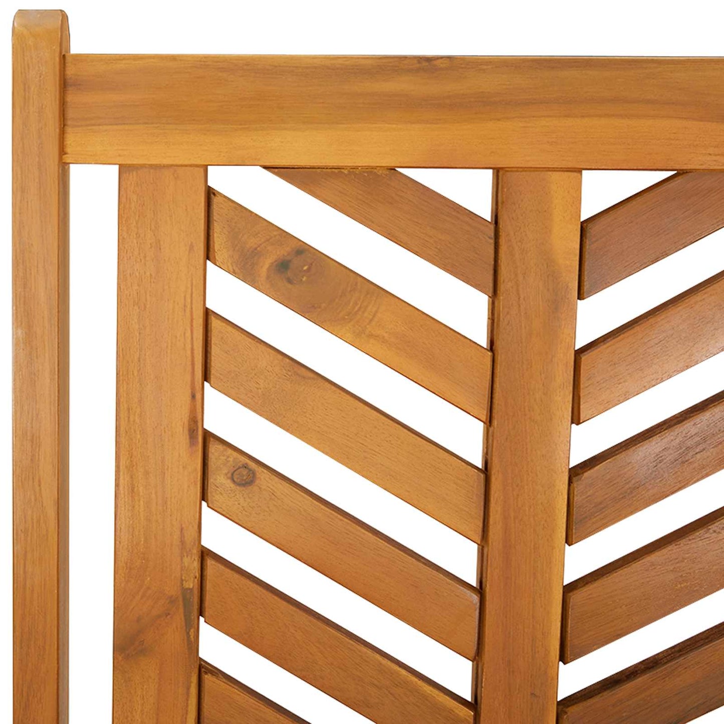 Garden Chair 6 pcs Brown Solid Acacia Wood
