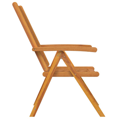 Garden Chair 6 pcs Brown Solid Acacia Wood