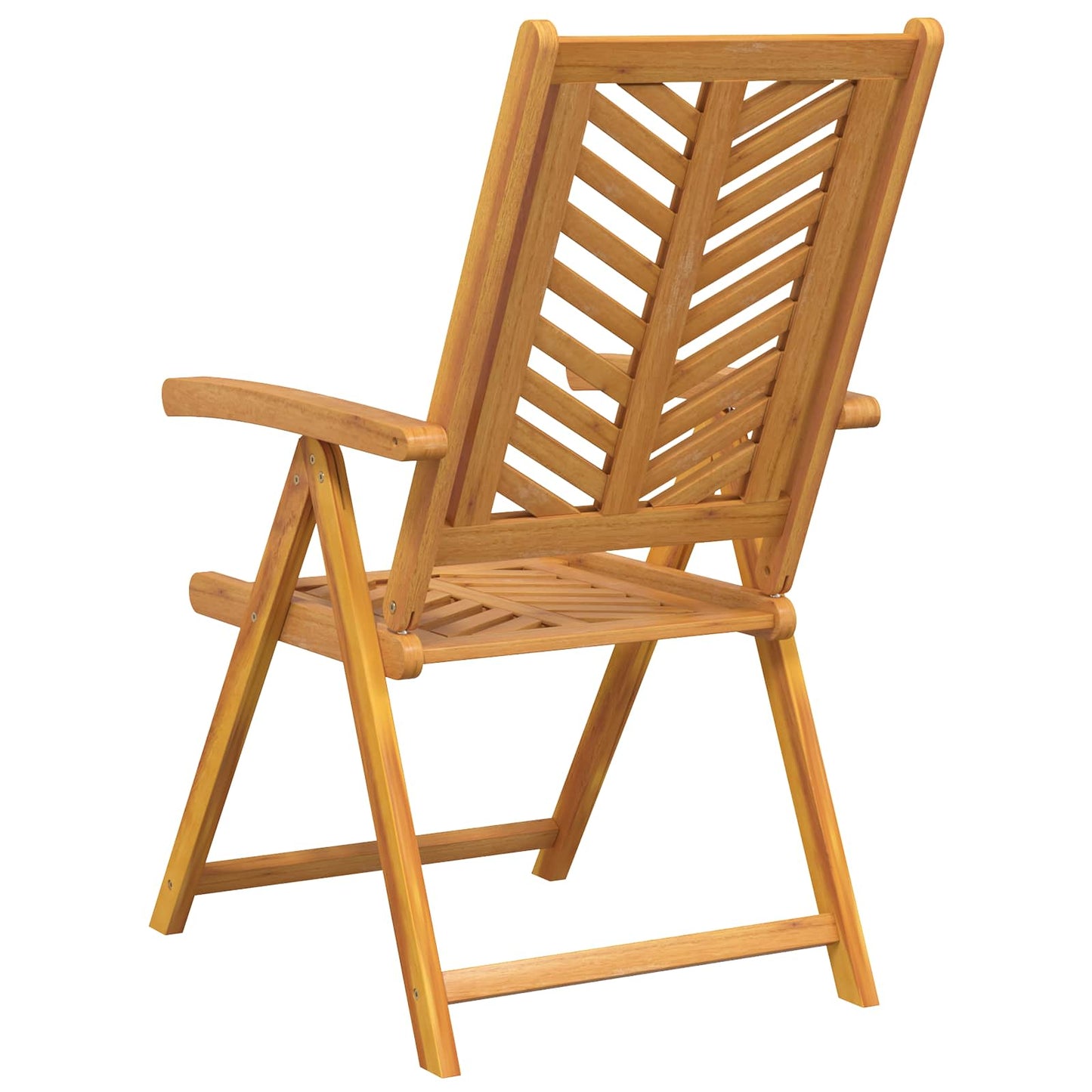 Garden Chair 8 pcs Brown Solid Acacia Wood