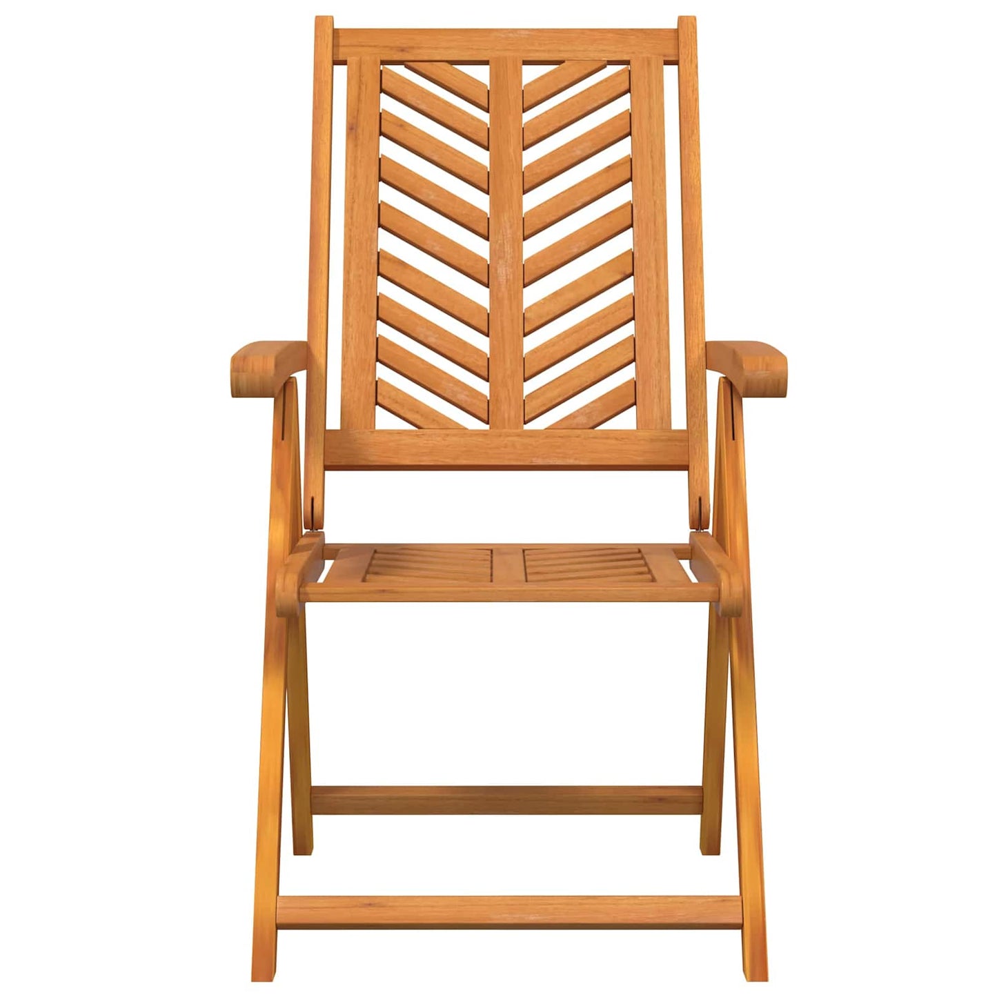 Garden Chair 8 pcs Brown Solid Acacia Wood