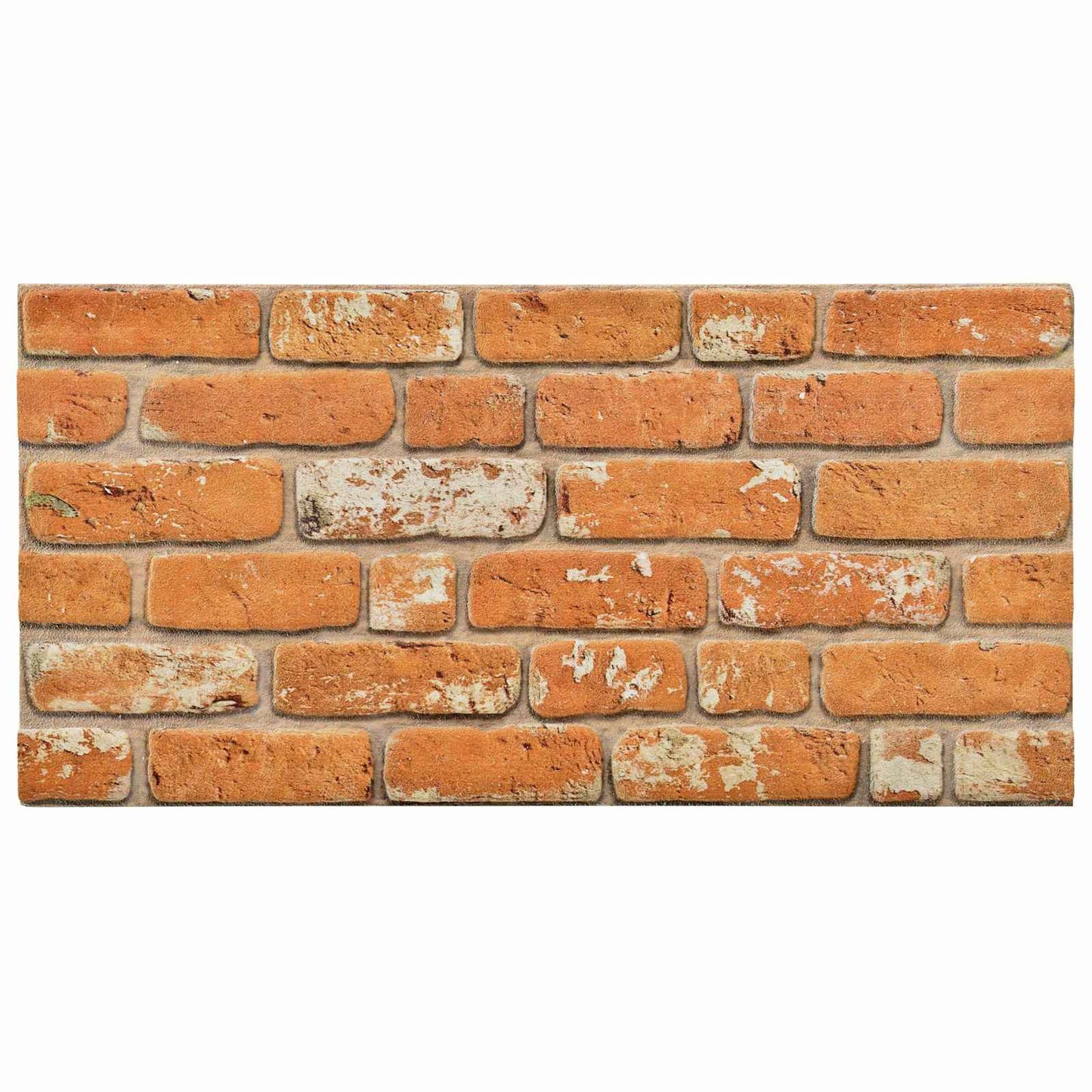 Wall Panels 10 pcs Brick 100 x 50 cm EPS Foam