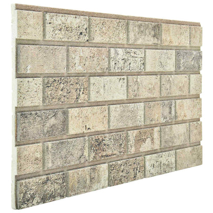 Wall Panels 10 pcs Sand 100 x 50 cm EPS Foam