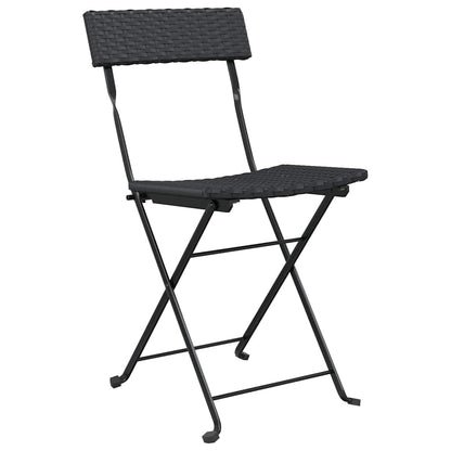 Folding Bistro Chair | Set of 2 | Black