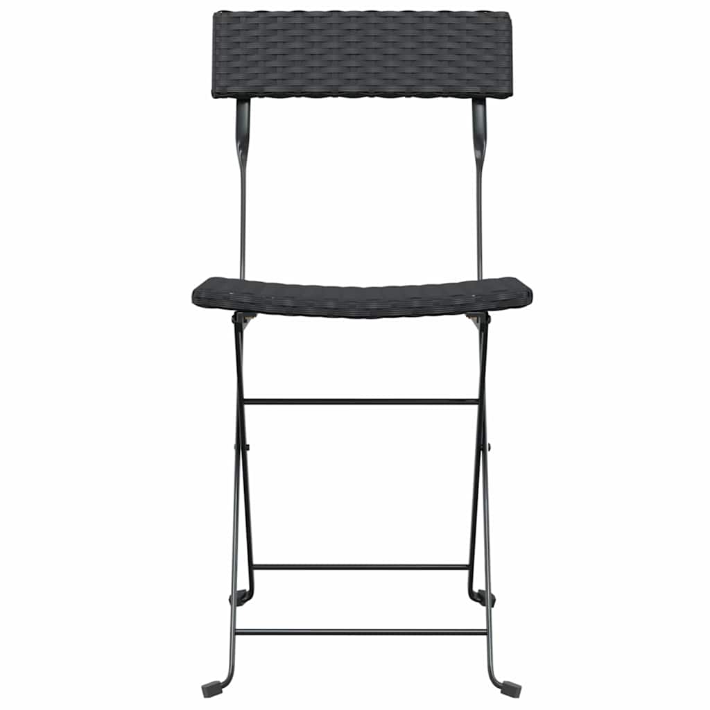 Folding Bistro Chair | Set of 2 | Black