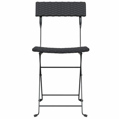 Folding Bistro Chair | Set of 2 | Black