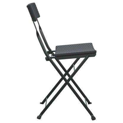 Folding Bistro Chair | Set of 2 | Black
