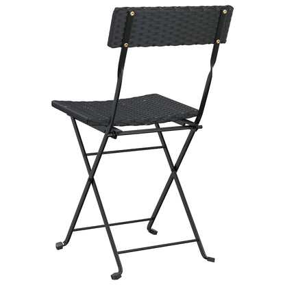 Folding Bistro Chair | Set of 2 | Black