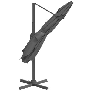 Cantilever Umbrella with Aluminium Pole Anthracite 300x300 cm