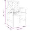 3 Piece Garden Lounge Set Solid Wood Acacia