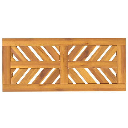 Garden Bench 80 cm Solid Wood Acacia