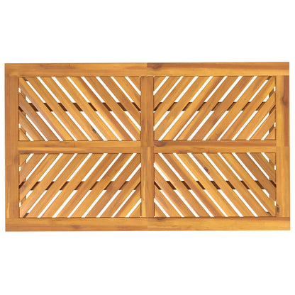 Garden Dining Table 150x90x74 cm Solid Wood Acacia
