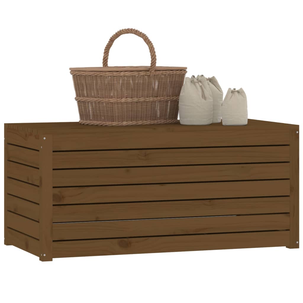 Garden Box Honey Brown 101x50.5x46.5 cm Solid Wood Pine