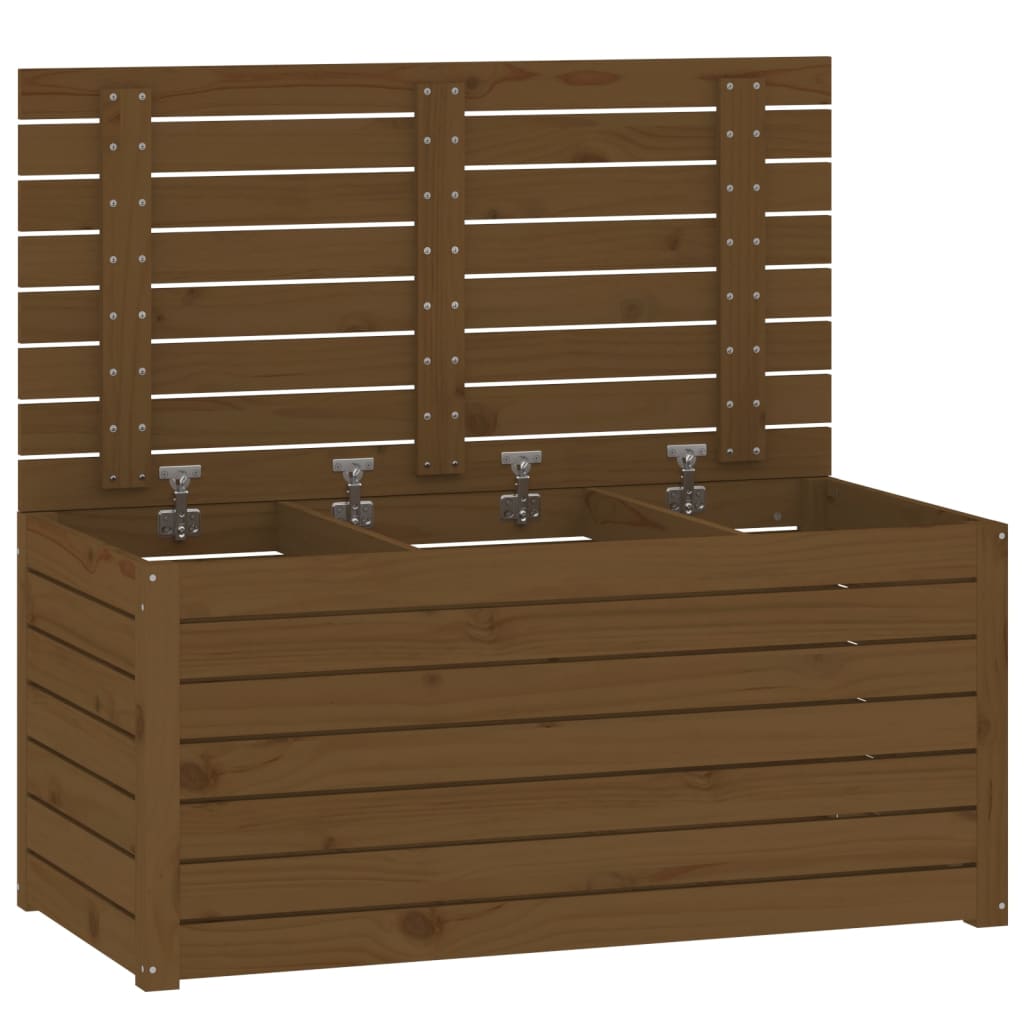 Garden Box Honey Brown 101x50.5x46.5 cm Solid Wood Pine