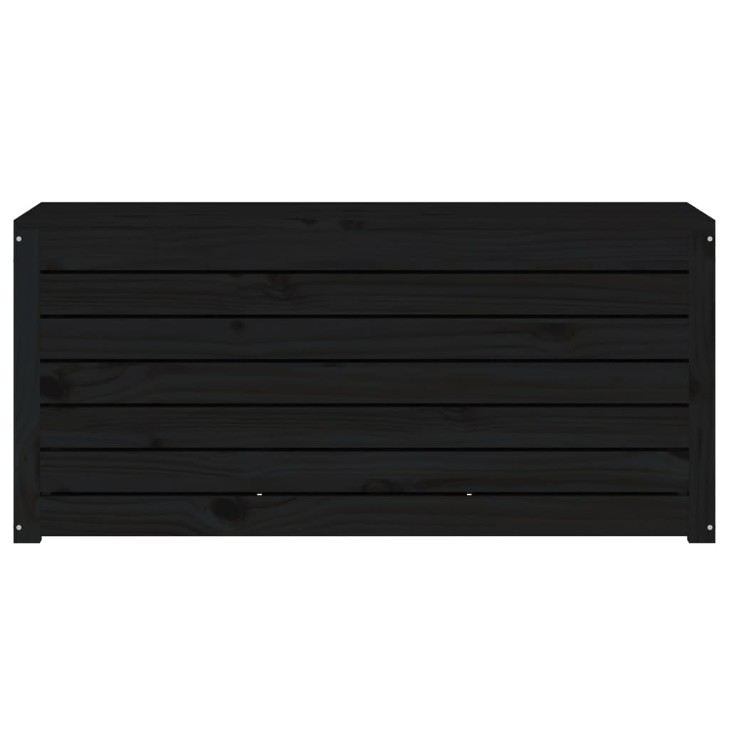 Garden Box Black 101x50.5x46.5 cm Solid Wood Pine