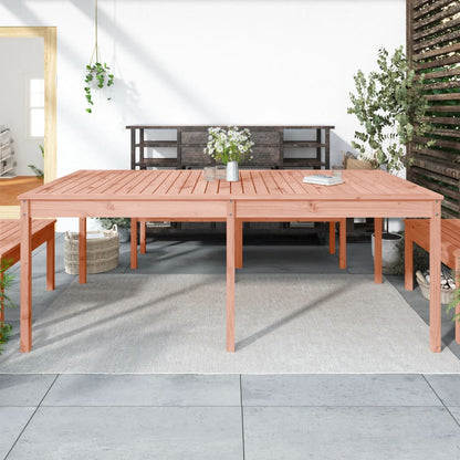 Garden Table 203.5x100x76 cm Solid Wood Douglas