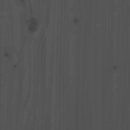 Garden Bench Grey 109 cm Solid Wood Pine
