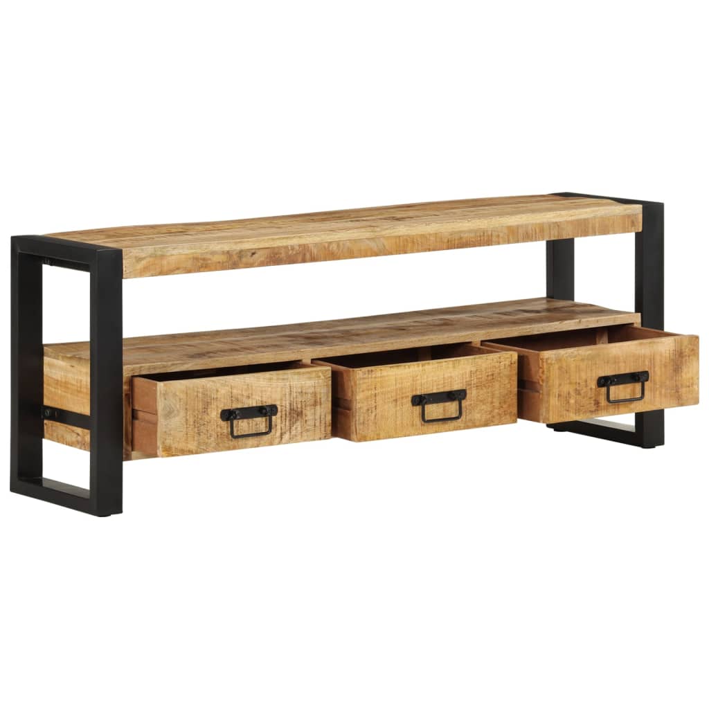 TV Stand 47.2"x11.8"x17.7" Solid Wood Mango
