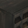 Sideboard Black 55x34x75 cm Solid Wood Mango and Iron