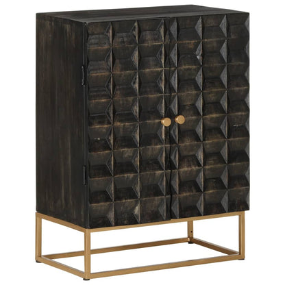 Sideboard | Black | Solid Mango Wood and Iron | Medium | Sideboard