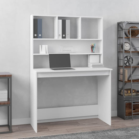 Desk | White | Engineered wood | 102x45x148 cm | Desk | Rectangular