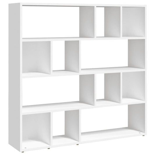Book Cabinet/Room Divider White 41.3"x9.4"x40.2"