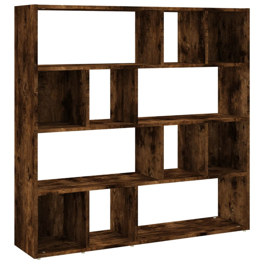 Book Cabinet/Room Divider Smoked Oak 105x24x102 cm
