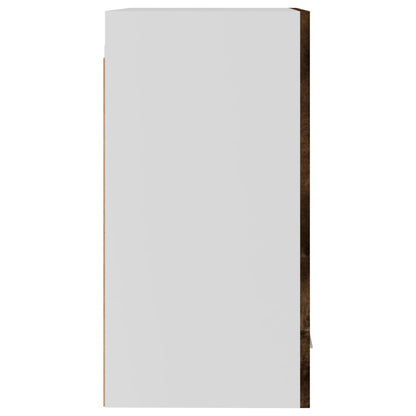 Hanging Cabinet Lyon Smoked Oak 39.5x31x60 cm Engineered Wood