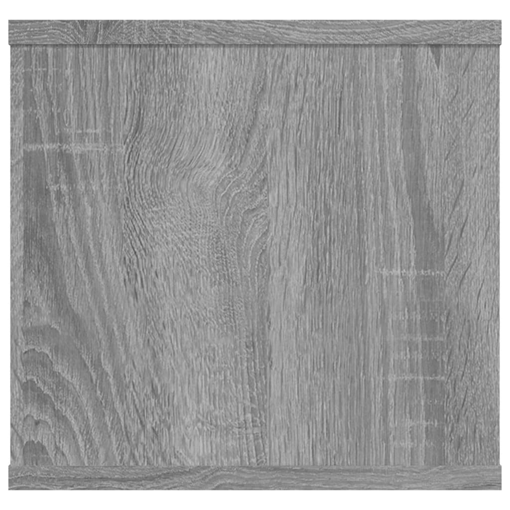 Wall Shelf Grey Sonoma 102x30x29 cm Engineered Wood