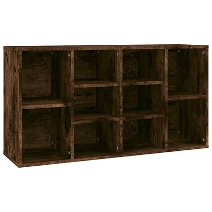 Shoe Bench Smoked Oak 103x30x55 cm Engineered Wood