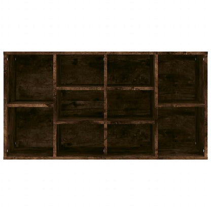 Shoe Bench Smoked Oak 103x30x55 cm Engineered Wood