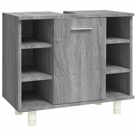 Bathroom Cabinet Grey Sonoma 60x32x53,5 cm Engineered Wood