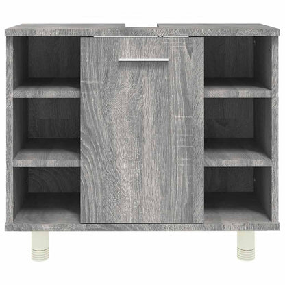 Bathroom Cabinet Grey Sonoma 60x32x53,5 cm Engineered Wood