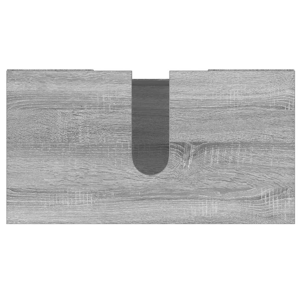 Bathroom Cabinet Grey Sonoma 60x32x53,5 cm Engineered Wood