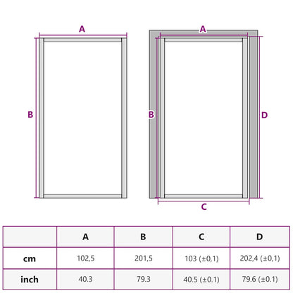Interior Door White 102x201.5 cm Tempered Glass&Aluminium Slim