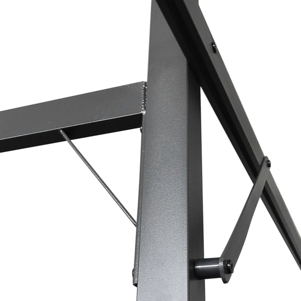 Pergola with Retractable Roof Anthracite 589x292x230 cm