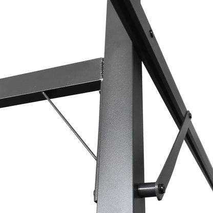 Pergola with Retractable Roof Anthracite 589x292x230 cm