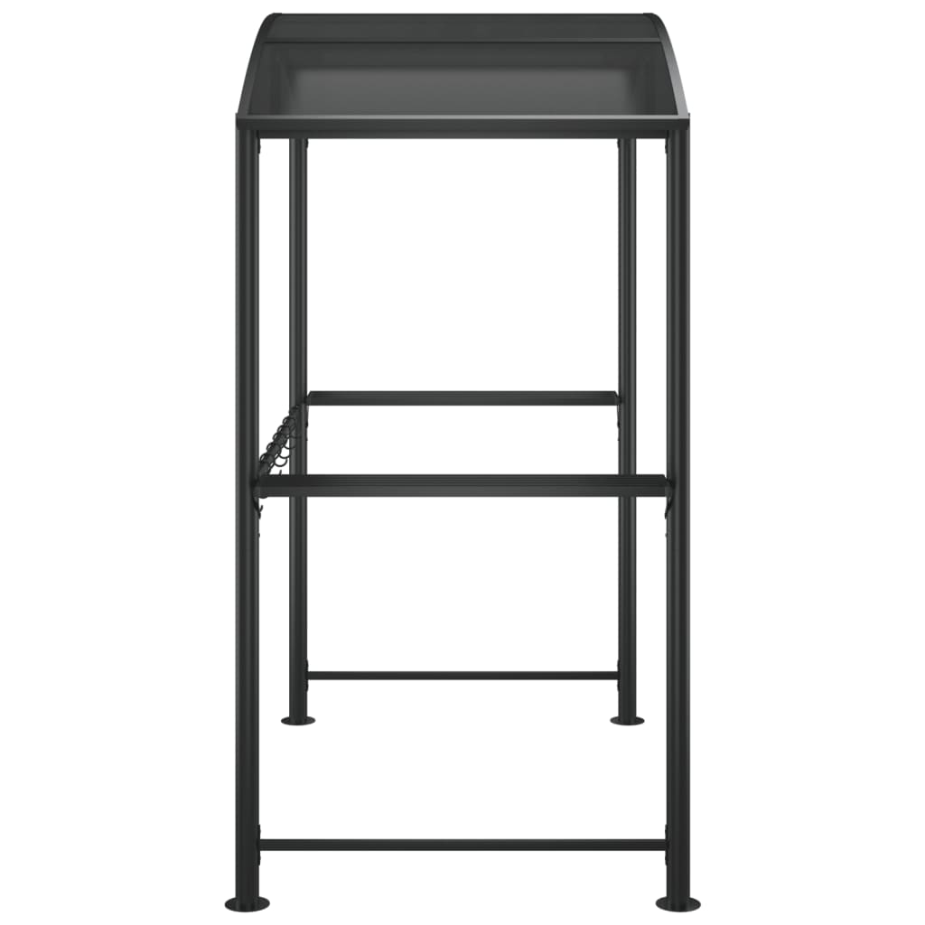 BBQ Gazebo Anthracite Steel Large Seats Many BBQ Gazebo