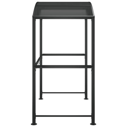 BBQ Gazebo Anthracite Steel Large Seats Many BBQ Gazebo