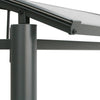 BBQ Gazebo with Side Shelves Anthracite 82.7"x44.9"x90.6" Steel