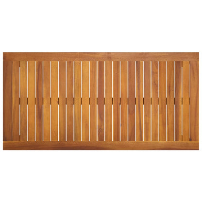 Garden Table | Natural Wood | Solid Acacia Wood | Medium | Durable